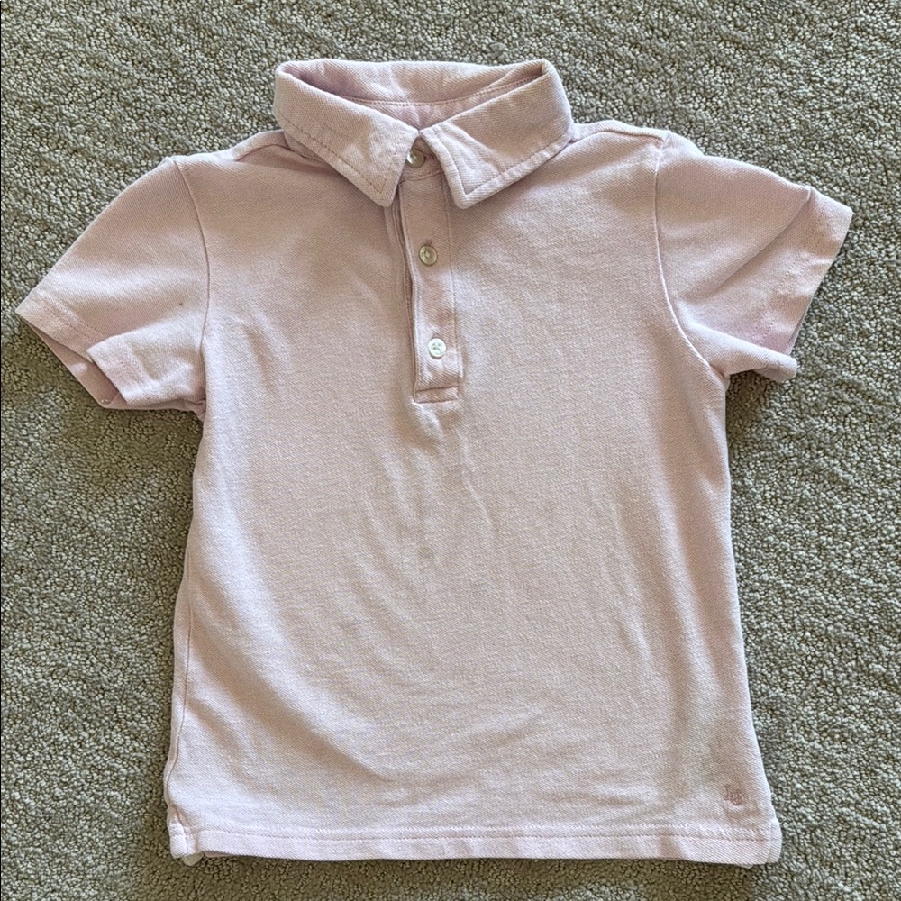Janie and Jack Kids Light Pink Polo Shirt- 5t